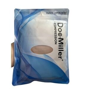 Doc Miller Compression Sock Unisex Skin Beige 20-30mmHg Medical Knee High New LG